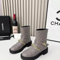 Cheap Chanel Boots For Women #1362563 Replica Wholesale [$122.00 USD] [ITEM#1362563] on Replica Chanel Boots
