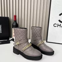 Cheap Chanel Boots For Women #1362563 Replica Wholesale [$122.00 USD] [ITEM#1362563] on Replica Chanel Boots