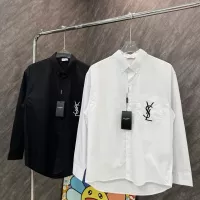Cheap Yves Saint Laurent YSL Shirts Long Sleeved For Unisex #1362624 Replica Wholesale [$52.00 USD] [ITEM#1362624] on Replica Yves Saint Laurent YSL Shirts