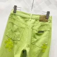 Cheap Chrome Hearts Jeans For Unisex #1362723 Replica Wholesale [$56.00 USD] [ITEM#1362723] on Replica Chrome Hearts Jeans