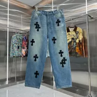 Cheap Chrome Hearts Jeans For Unisex #1362727 Replica Wholesale [$48.00 USD] [ITEM#1362727] on Replica Chrome Hearts Jeans