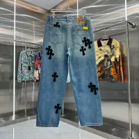 Cheap Chrome Hearts Jeans For Unisex #1362727 Replica Wholesale [$48.00 USD] [ITEM#1362727] on Replica Chrome Hearts Jeans