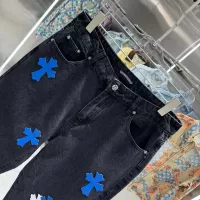 Cheap Chrome Hearts Jeans For Unisex #1362728 Replica Wholesale [$52.00 USD] [ITEM#1362728] on Replica Chrome Hearts Jeans