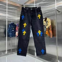 Cheap Chrome Hearts Jeans For Unisex #1362729 Replica Wholesale [$52.00 USD] [ITEM#1362729] on Replica Chrome Hearts Jeans