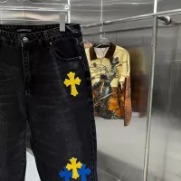 Cheap Chrome Hearts Jeans For Unisex #1362729 Replica Wholesale [$52.00 USD] [ITEM#1362729] on Replica Chrome Hearts Jeans