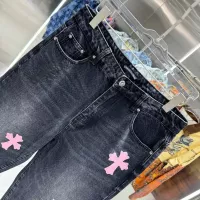 Cheap Chrome Hearts Jeans For Unisex #1362730 Replica Wholesale [$52.00 USD] [ITEM#1362730] on Replica Chrome Hearts Jeans