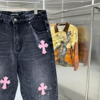 Cheap Chrome Hearts Jeans For Unisex #1362730 Replica Wholesale [$52.00 USD] [ITEM#1362730] on Replica Chrome Hearts Jeans