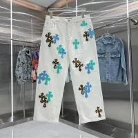 Cheap Chrome Hearts Jeans For Unisex #1362731 Replica Wholesale [$52.00 USD] [ITEM#1362731] on Replica Chrome Hearts Jeans