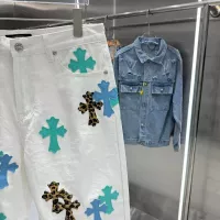 Cheap Chrome Hearts Jeans For Unisex #1362731 Replica Wholesale [$52.00 USD] [ITEM#1362731] on Replica Chrome Hearts Jeans