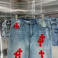 Cheap Chrome Hearts Jeans For Unisex #1362732 Replica Wholesale [$52.00 USD] [ITEM#1362732] on Replica Chrome Hearts Jeans