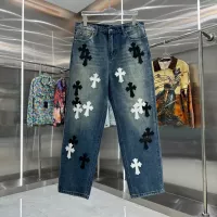 Cheap Chrome Hearts Jeans For Unisex #1362733 Replica Wholesale [$56.00 USD] [ITEM#1362733] on Replica Chrome Hearts Jeans