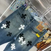Cheap Chrome Hearts Jeans For Unisex #1362733 Replica Wholesale [$56.00 USD] [ITEM#1362733] on Replica Chrome Hearts Jeans