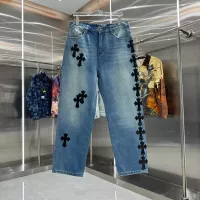 Cheap Chrome Hearts Jeans For Unisex #1362734 Replica Wholesale [$56.00 USD] [ITEM#1362734] on Replica Chrome Hearts Jeans