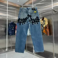 Cheap Chrome Hearts Jeans For Unisex #1362734 Replica Wholesale [$56.00 USD] [ITEM#1362734] on Replica Chrome Hearts Jeans