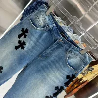 Cheap Chrome Hearts Jeans For Unisex #1362734 Replica Wholesale [$56.00 USD] [ITEM#1362734] on Replica Chrome Hearts Jeans