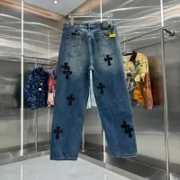 Cheap Chrome Hearts Jeans For Unisex #1362735 Replica Wholesale [$56.00 USD] [ITEM#1362735] on Replica Chrome Hearts Jeans