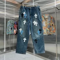 Cheap Chrome Hearts Jeans For Unisex #1362736 Replica Wholesale [$56.00 USD] [ITEM#1362736] on Replica Chrome Hearts Jeans