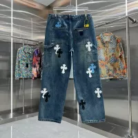 Cheap Chrome Hearts Jeans For Unisex #1362736 Replica Wholesale [$56.00 USD] [ITEM#1362736] on Replica Chrome Hearts Jeans