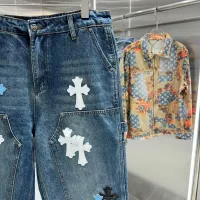 Cheap Chrome Hearts Jeans For Unisex #1362736 Replica Wholesale [$56.00 USD] [ITEM#1362736] on Replica Chrome Hearts Jeans