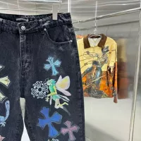 Cheap Chrome Hearts Jeans For Unisex #1362737 Replica Wholesale [$60.00 USD] [ITEM#1362737] on Replica Chrome Hearts Jeans