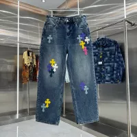 Cheap Chrome Hearts Jeans For Unisex #1362738 Replica Wholesale [$68.00 USD] [ITEM#1362738] on Replica Chrome Hearts Jeans