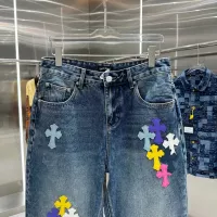 Cheap Chrome Hearts Jeans For Unisex #1362738 Replica Wholesale [$68.00 USD] [ITEM#1362738] on Replica Chrome Hearts Jeans