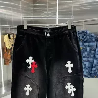 Cheap Chrome Hearts Jeans For Unisex #1362739 Replica Wholesale [$68.00 USD] [ITEM#1362739] on Replica Chrome Hearts Jeans