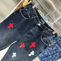Cheap Chrome Hearts Jeans For Unisex #1362740 Replica Wholesale [$68.00 USD] [ITEM#1362740] on Replica Chrome Hearts Jeans