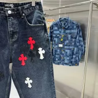 Cheap Chrome Hearts Jeans For Unisex #1362740 Replica Wholesale [$68.00 USD] [ITEM#1362740] on Replica Chrome Hearts Jeans