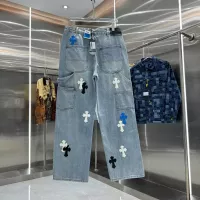 Cheap Chrome Hearts Jeans For Unisex #1362741 Replica Wholesale [$68.00 USD] [ITEM#1362741] on Replica Chrome Hearts Jeans