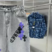Cheap Chrome Hearts Jeans For Unisex #1362744 Replica Wholesale [$68.00 USD] [ITEM#1362744] on Replica Chrome Hearts Jeans