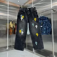 Cheap Chrome Hearts Jeans For Unisex #1362745 Replica Wholesale [$68.00 USD] [ITEM#1362745] on Replica Chrome Hearts Jeans