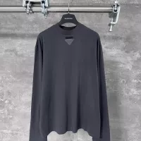 Cheap Prada T-Shirts Long Sleeved For Unisex #1362801 Replica Wholesale [$56.00 USD] [ITEM#1362801] on Replica Prada T-Shirts