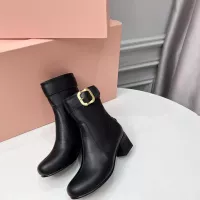 Cheap MIU MIU Boots For Women #1362888 Replica Wholesale [$100.00 USD] [ITEM#1362888] on Replica MIU MIU Boots
