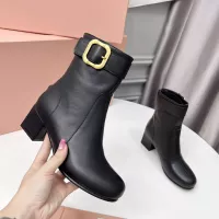 Cheap MIU MIU Boots For Women #1362888 Replica Wholesale [$100.00 USD] [ITEM#1362888] on Replica MIU MIU Boots