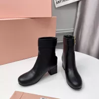 Cheap MIU MIU Boots For Women #1362888 Replica Wholesale [$100.00 USD] [ITEM#1362888] on Replica MIU MIU Boots