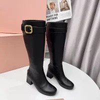 Cheap MIU MIU Boots For Women #1362889 Replica Wholesale [$135.00 USD] [ITEM#1362889] on Replica MIU MIU Boots