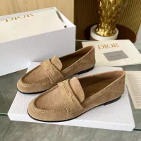 Cheap Christian Dior Leather Shoes For Women #1362907 Replica Wholesale [$102.00 USD] [ITEM#1362907] on Replica Christian Dior Leather Shoes