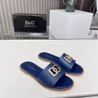 Cheap Dolce &amp; Gabbana D&amp;G Slippers For Women #1362913 Replica Wholesale [$85.00 USD] [ITEM#1362913] on Replica Dolce &amp; Gabbana D&amp;G Slippers