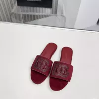 Cheap Dolce &amp; Gabbana D&amp;G Slippers For Women #1362918 Replica Wholesale [$88.00 USD] [ITEM#1362918] on Replica Dolce &amp; Gabbana D&amp;G Slippers