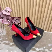 Cheap Balmain High-Heeled Shoes For Women #1363205 Replica Wholesale [$130.00 USD] [ITEM#1363205] on Replica Balmain High-Heeled Shoes