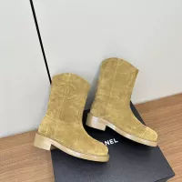 Cheap Chanel Boots For Women #1363266 Replica Wholesale [$132.00 USD] [ITEM#1363266] on Replica Chanel Boots