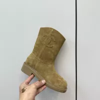 Cheap Chanel Boots For Women #1363266 Replica Wholesale [$132.00 USD] [ITEM#1363266] on Replica Chanel Boots