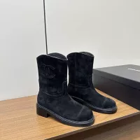Cheap Chanel Boots For Women #1363267 Replica Wholesale [$132.00 USD] [ITEM#1363267] on Replica Chanel Boots