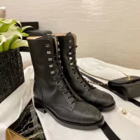 Cheap Chanel Boots For Women #1363276 Replica Wholesale [$122.00 USD] [ITEM#1363276] on Replica Chanel Boots