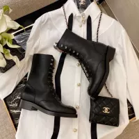Cheap Chanel Boots For Women #1363276 Replica Wholesale [$122.00 USD] [ITEM#1363276] on Replica Chanel Boots