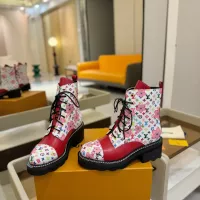 Cheap Louis Vuitton Boots For Women #1363306 Replica Wholesale [$155.00 USD] [ITEM#1363306] on Replica Louis Vuitton Boots