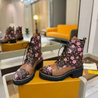 Cheap Louis Vuitton Boots For Women #1363307 Replica Wholesale [$155.00 USD] [ITEM#1363307] on Replica Louis Vuitton Boots