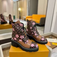 Cheap Louis Vuitton Boots For Women #1363307 Replica Wholesale [$155.00 USD] [ITEM#1363307] on Replica Louis Vuitton Boots
