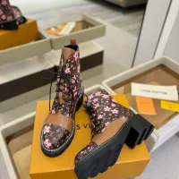 Cheap Louis Vuitton Boots For Women #1363307 Replica Wholesale [$155.00 USD] [ITEM#1363307] on Replica Louis Vuitton Boots